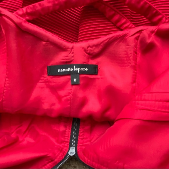 Nanette Lepore Ingrid Dress in Ruby Red - Picture 7 of 10